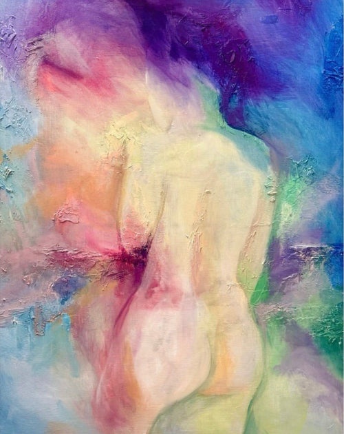 Aura, óleo sobre lienzo. Obra de David Pujalte